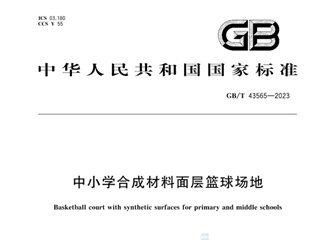 中小学合成材料面层篮球场地