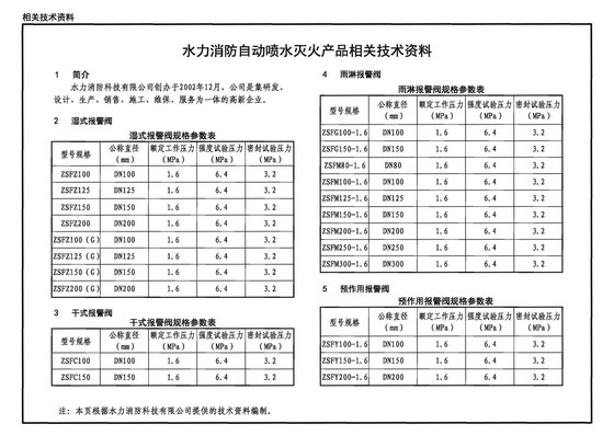 自动喷水灭火设施安装图集 内容预览