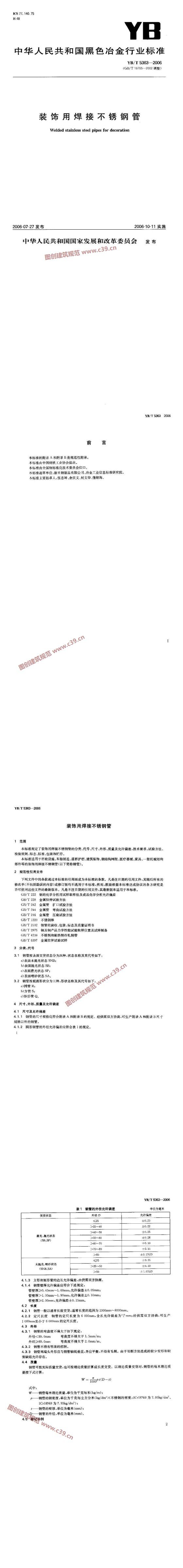 装饰用焊接不锈钢管 内容预览
